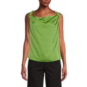 💯 Saks Fifth Avenue Twisted Sleeveless Top in Green 💯